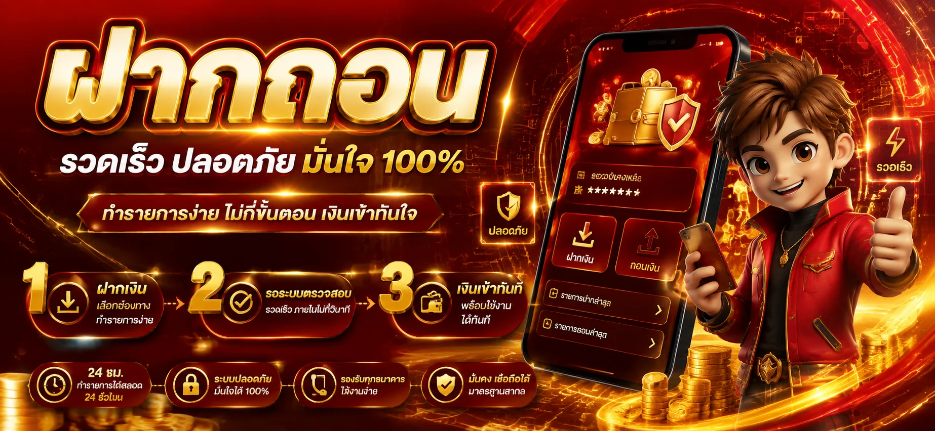 คาสิโนออนไลน์ GenzBet ระบบฝากถอนออโต้ปลอดภัย มั่นคง